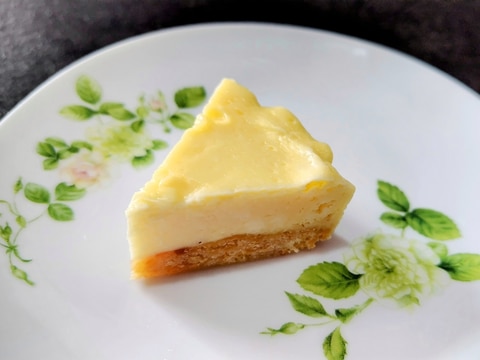 国産チーズ2種使用❦レンジで!簡単チーズケーキ